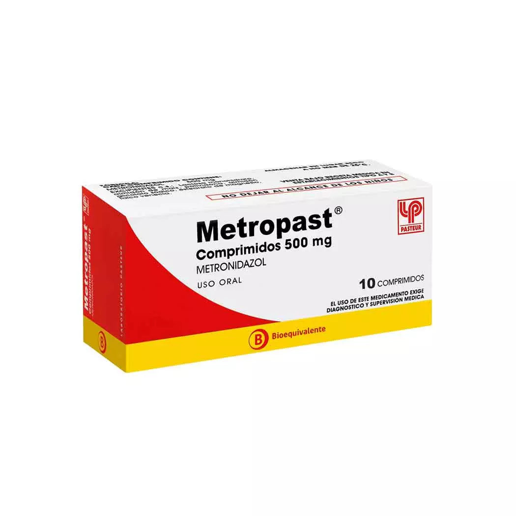 Metropast Metronidazol 500 MG x 10 Comprimidos