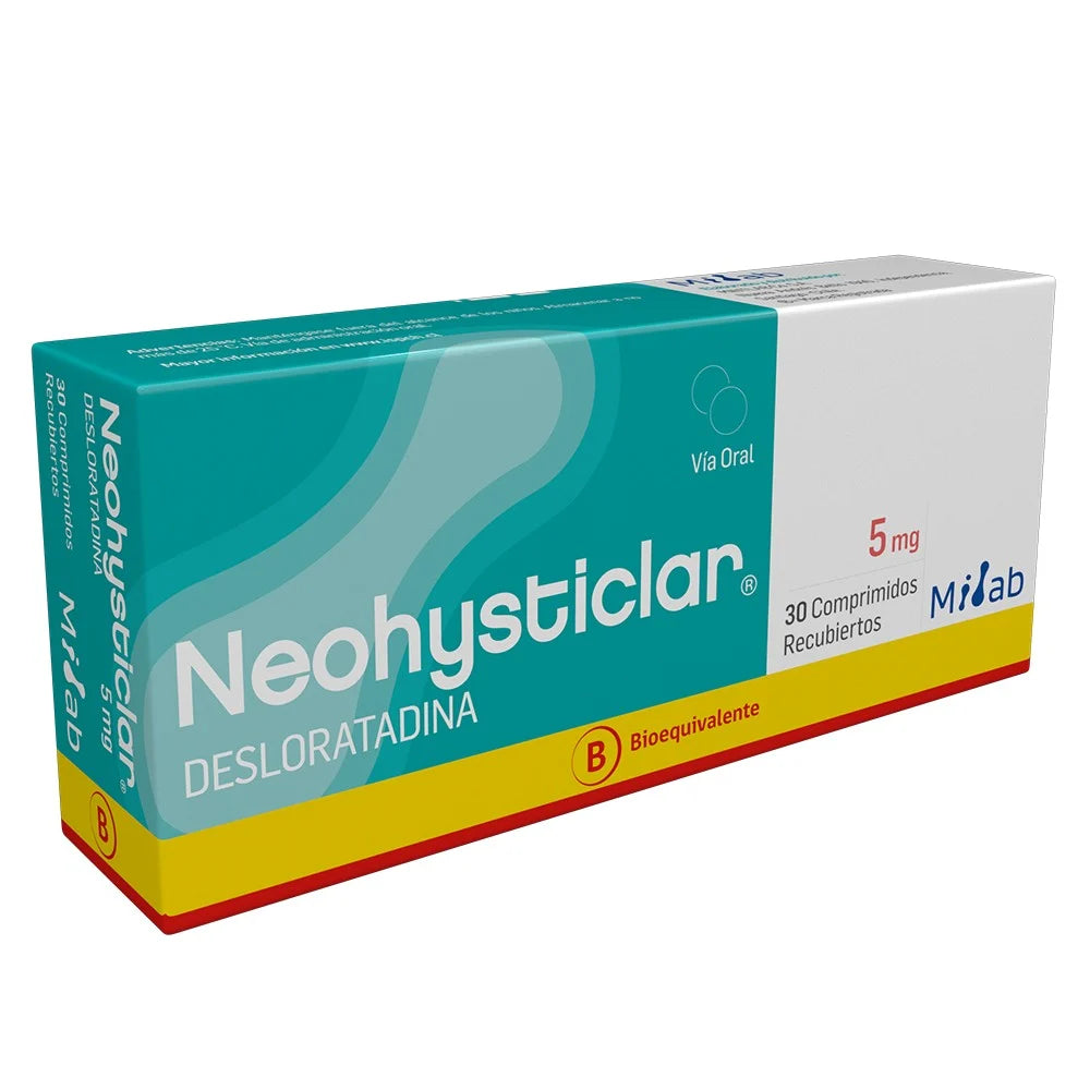 Neohysticlar Desloratadina 5 MG x 30 Comprimidos Recubiertos