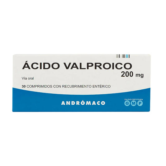 Ácido Valproico 200MG x 30 Comprimidos Andromaco