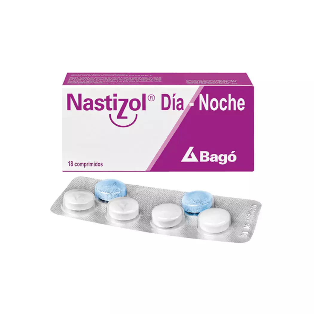 Nastizol Día-Noche 18 Comprimidos