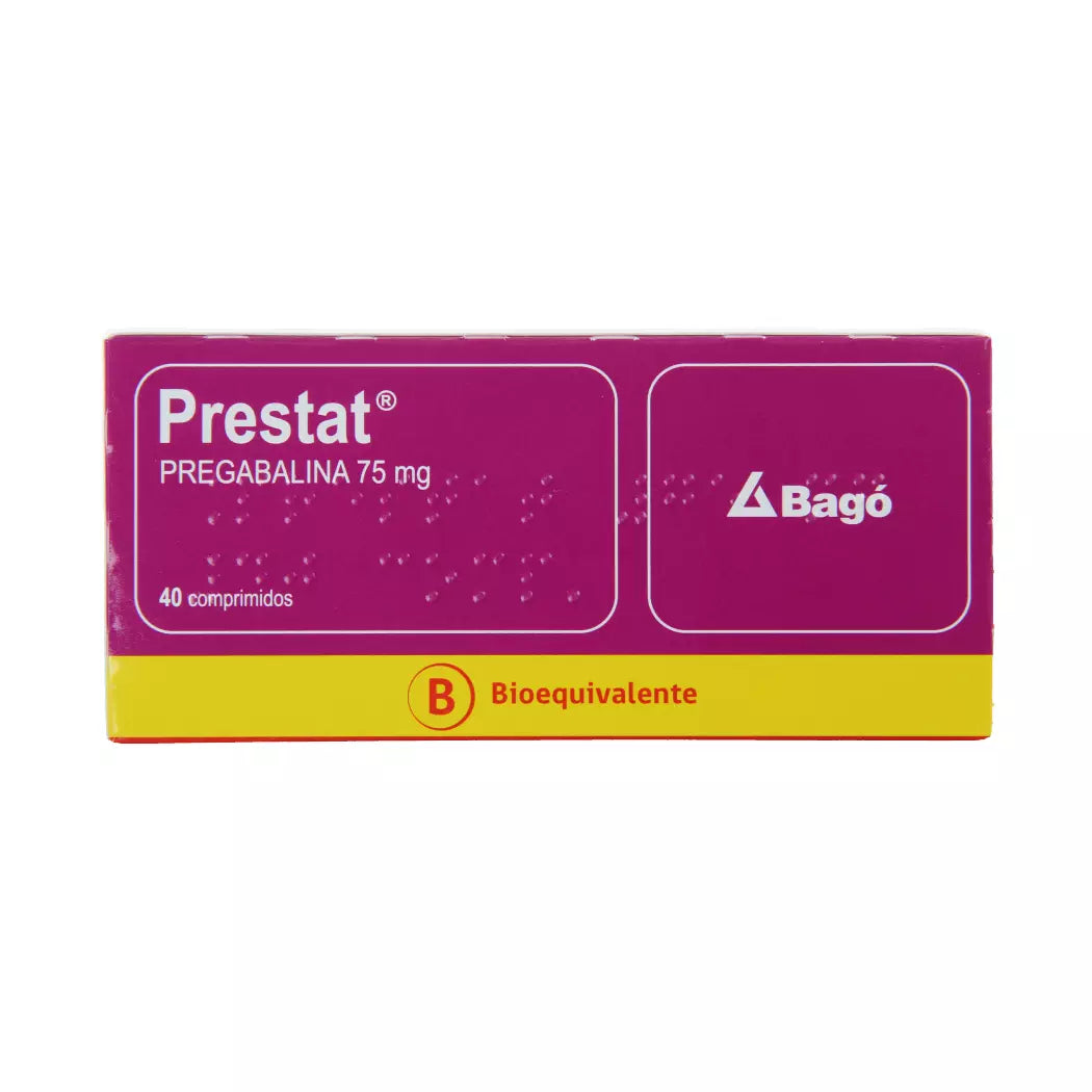 Prestat Pregabalina 75 MG x 40 Comprimidos
