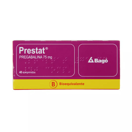 Prestat Pregabalina 75 MG x 40 Comprimidos