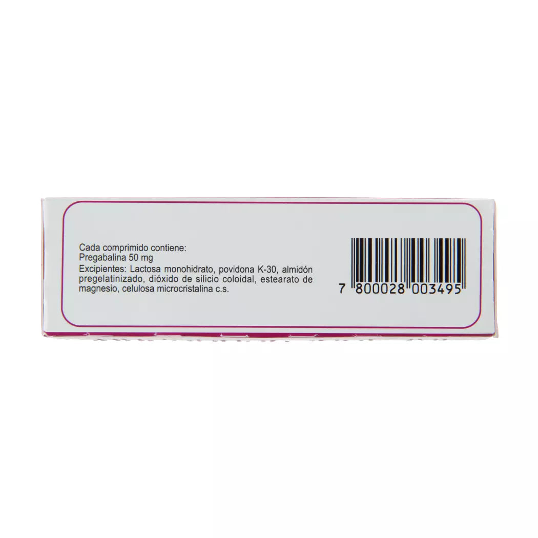 Prestat 50 MG Pregabalina x 40 Comprimidos