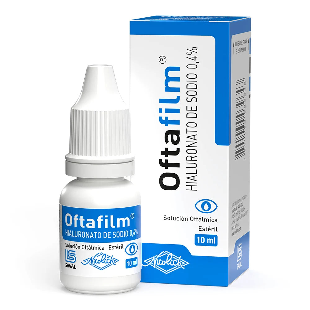 Oftafilm Hialuronato de Sodio 0.4% Solución Oftálmica 10 ML