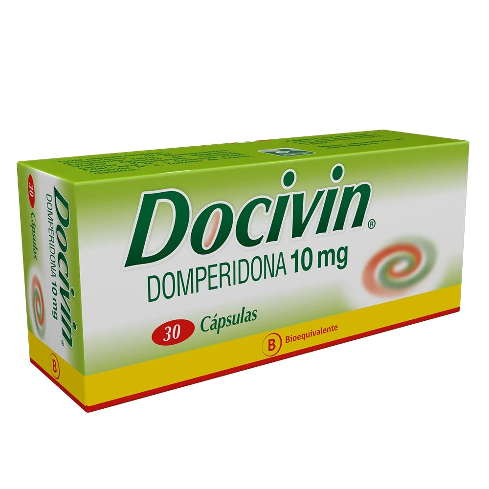 Docivin Domperidona 10 MG x 30 Cápsulas