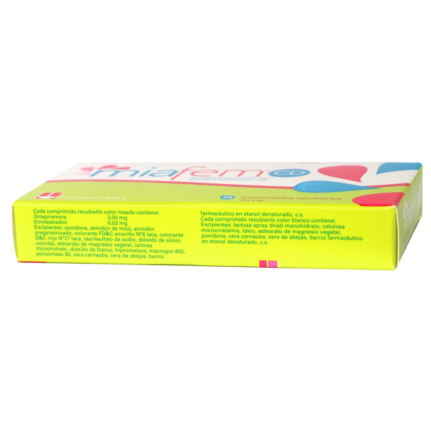 Miafem CD Drospirenona 3 / Etinil 0.03 x 28 Comprimidos