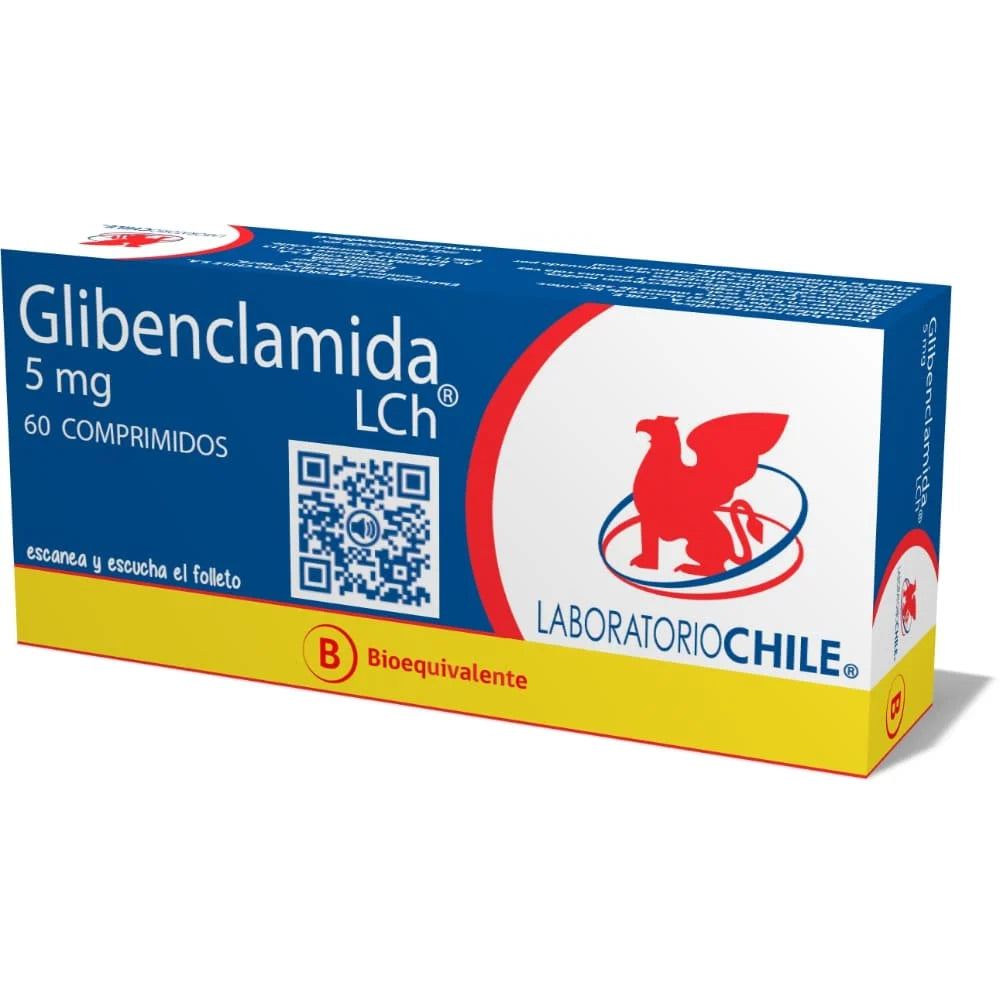 Glibenclamida 5 MG x 60 Comprimidos Lab Chile
