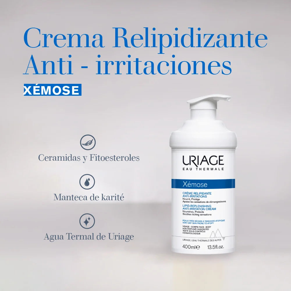 Crema Relipidizante Cuerpo Xémose Uriage 400ml