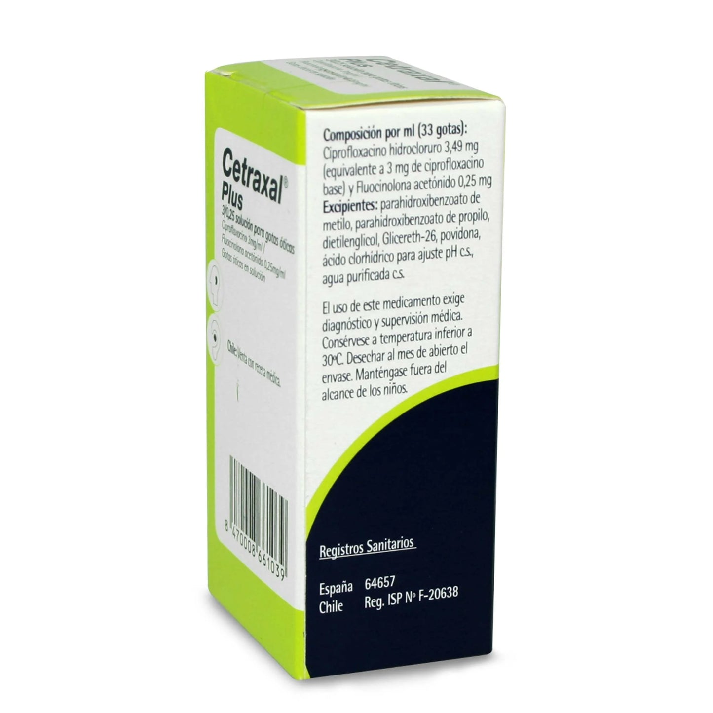 Cetraxal Plus Ciprofloxacino Fluocinolona 10 ML