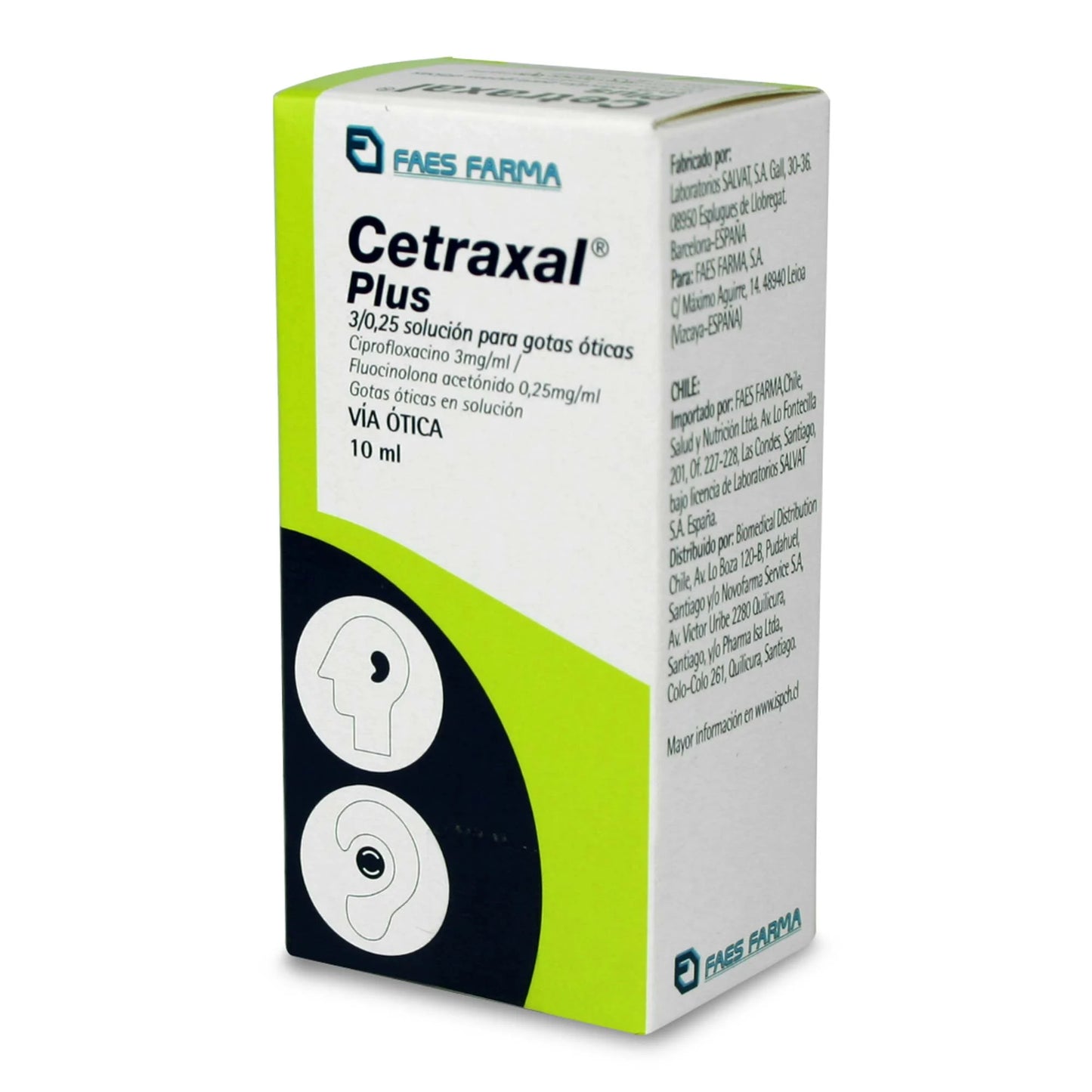 Cetraxal Plus Ciprofloxacino Fluocinolona 10 ML