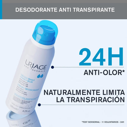 Desodorante Uriage Fresh Sudoración Moderada 125ml