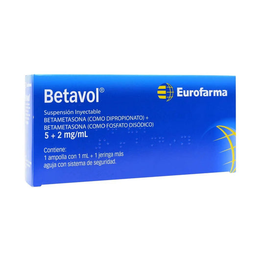Betavol Betametasona Inyectable 1 Ampolla 1 ML