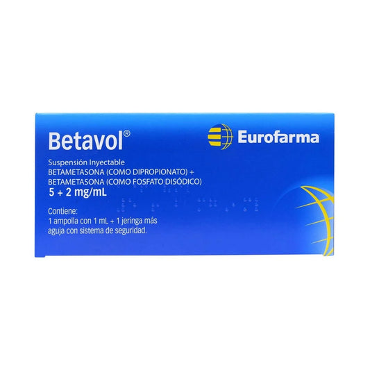 Betavol Betametasona Inyectable 1 Ampolla 1 ML