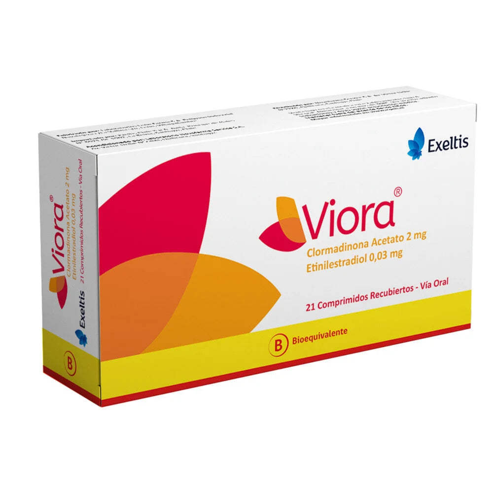 Viora CD Clormadinona 2 / Etinilestradiol 0.03 x 28 Comprimidos