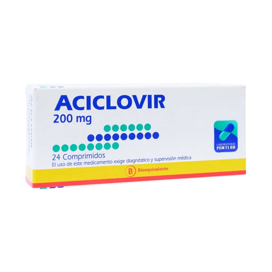 Aciclovir 200MG X 24 Comprimidos