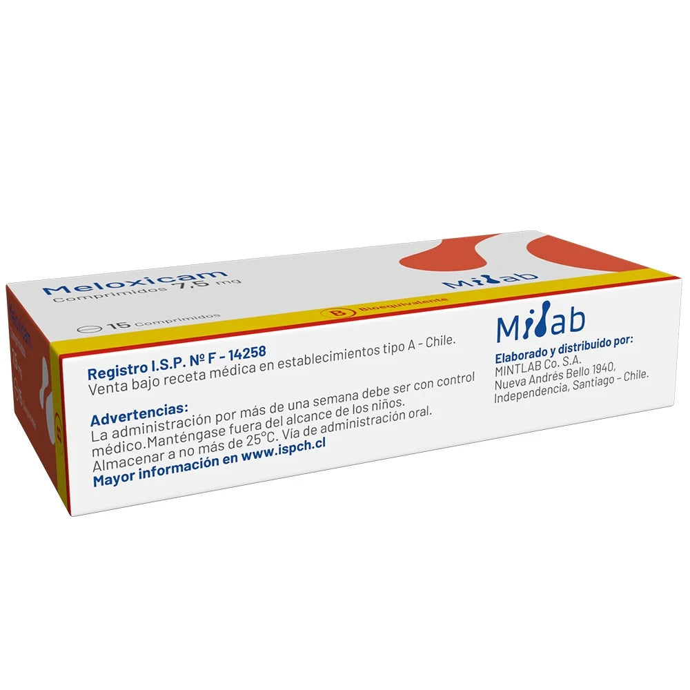 Meloxicam 7.5 MG x 15 Comprimidos