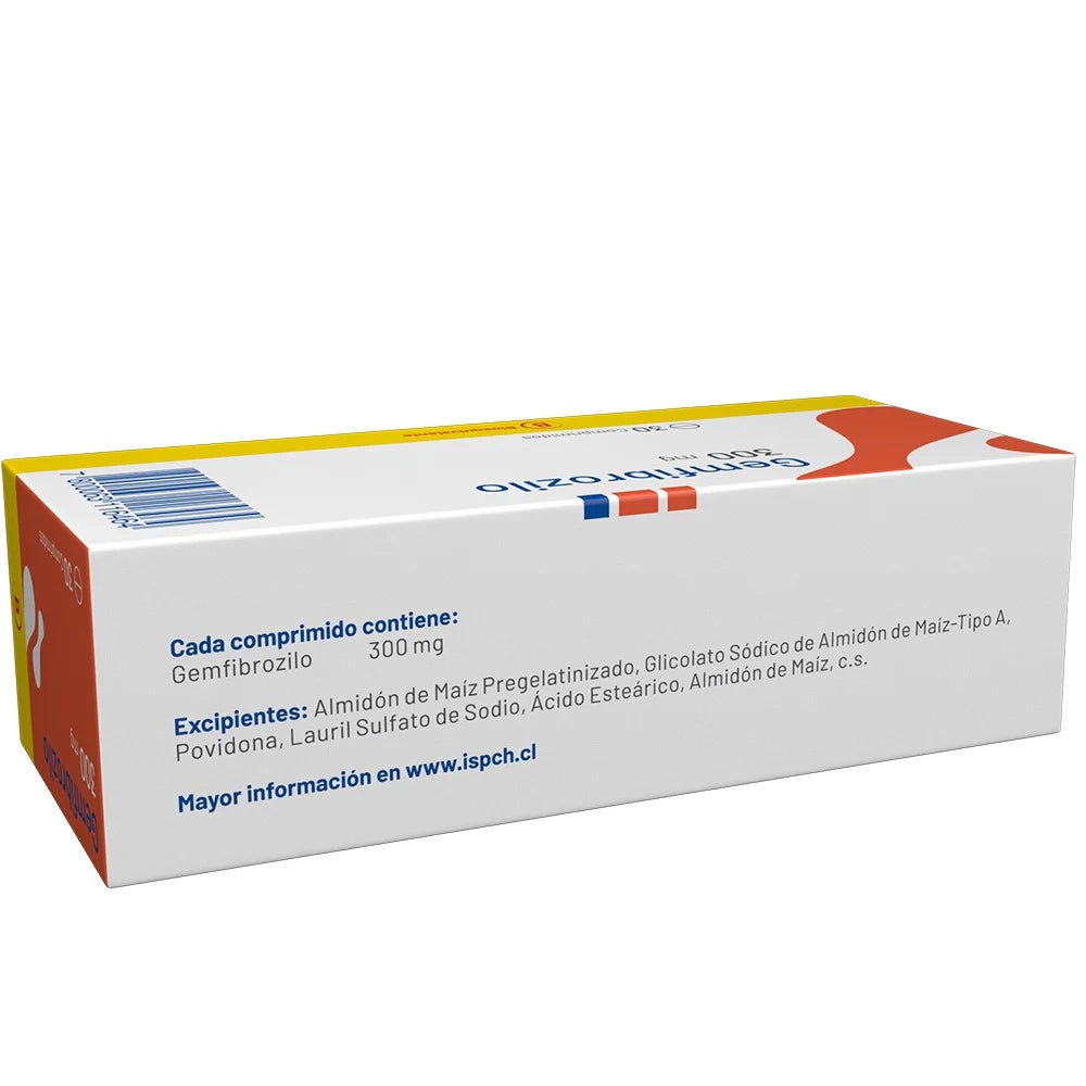 Gemfibrozilo 300 MG x 30 Comprimidos