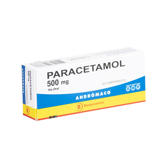 Paracetamol 500 MG x 16 Comprimidos Andrómaco