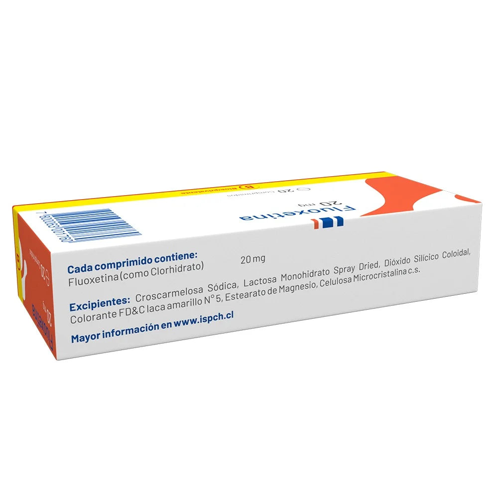 Fluoxetina 20 MG x 20 Comprimidos Milab