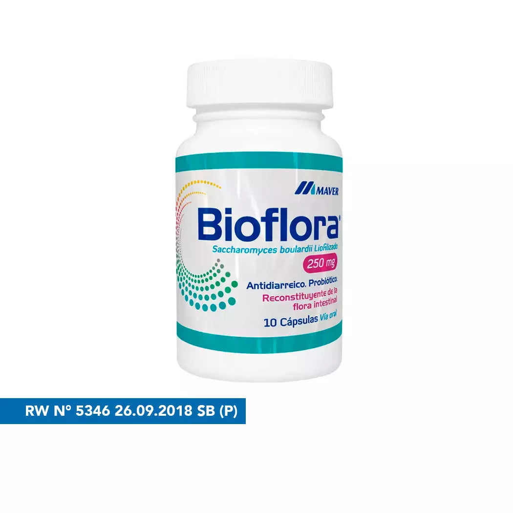 Bioflora 250 MG 10 Cápsulas