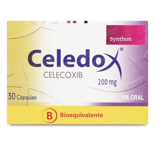 Celedox Celecoxib 200 MG x 30 Cápsulas