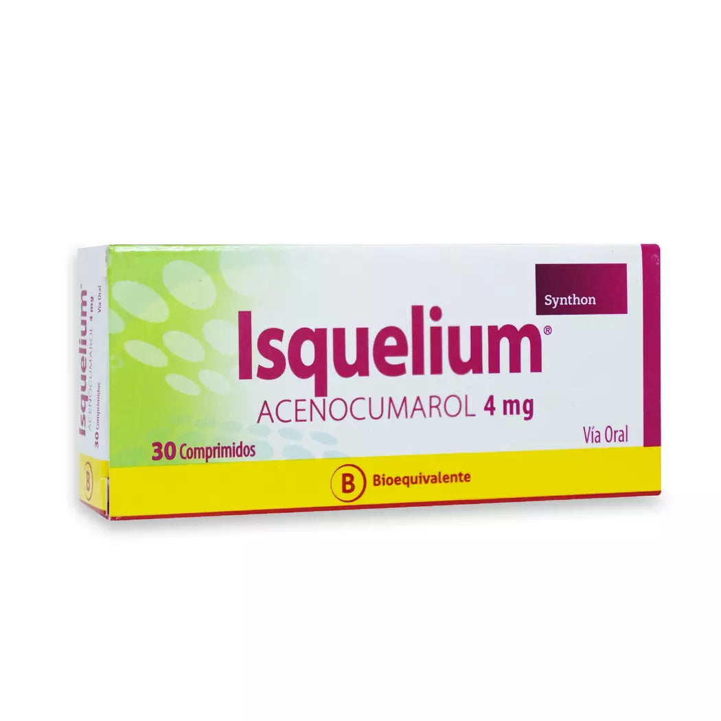 Isquelium Acenocumarol 4 MG x 30 Comprimidos