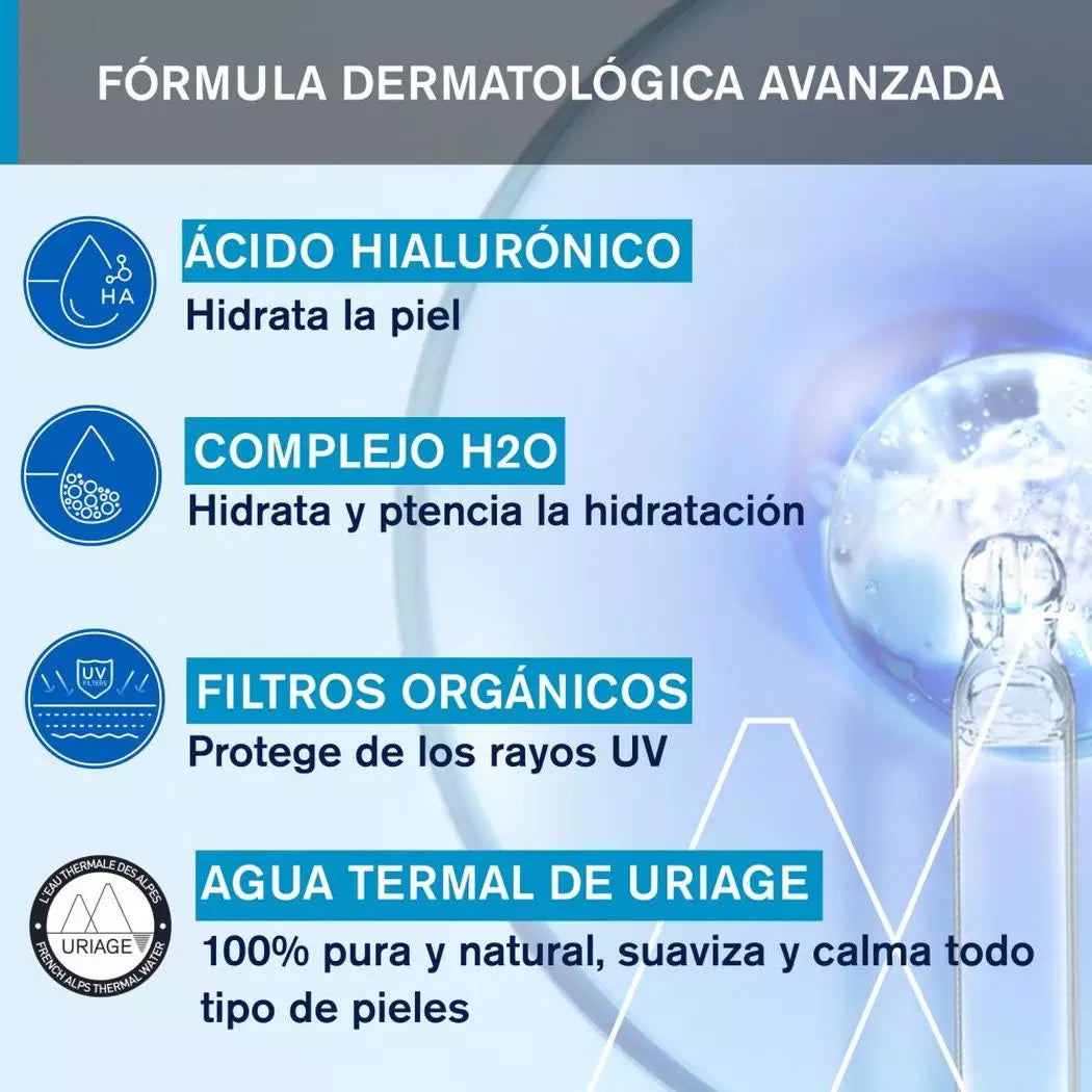 Crema de Agua Hidratante Rostro SPF20 Eau Thermale 40ml Uriage