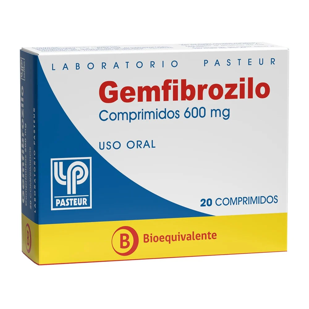 Gemfibrozilo 600 MG x 20 Comprimidos LP