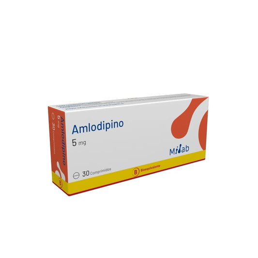 Amlodipino 5 MG x 30 Comprimidos Ascend