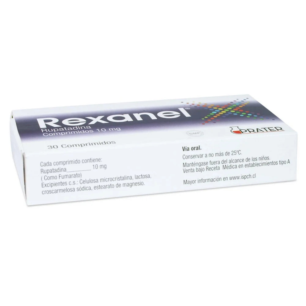 Rexanel Rupatadina 10 MG x 30 Comprimidos