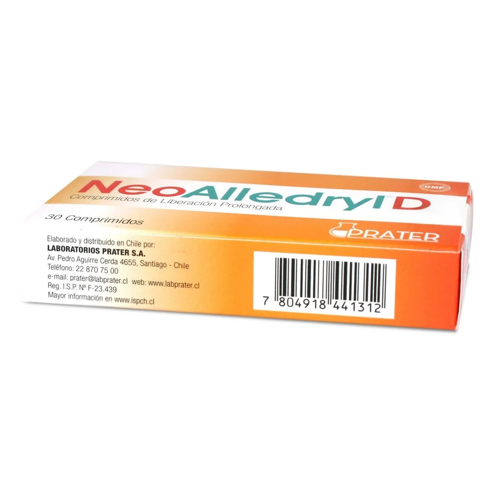 Neo-Alledryl D 2.5 mg / 120 mg 30 x Comprimidos