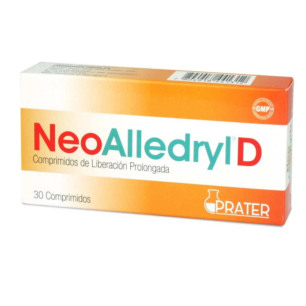 Neo-Alledryl D 2.5 mg / 120 mg 30 x Comprimidos