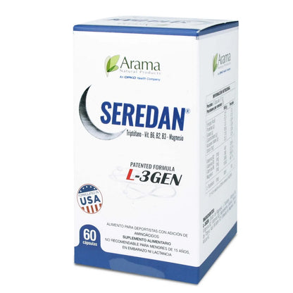 Seredan 3 L Triptófano Vitamina B x 60 Cápsulas