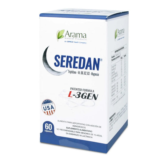 Seredan 3 L Triptófano Vitamina B x 60 Cápsulas