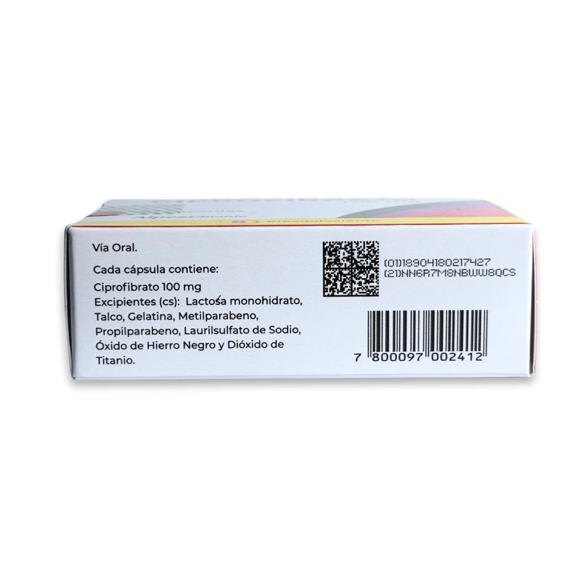 Ciprofibrato 100 MG x 30 Cápsulas