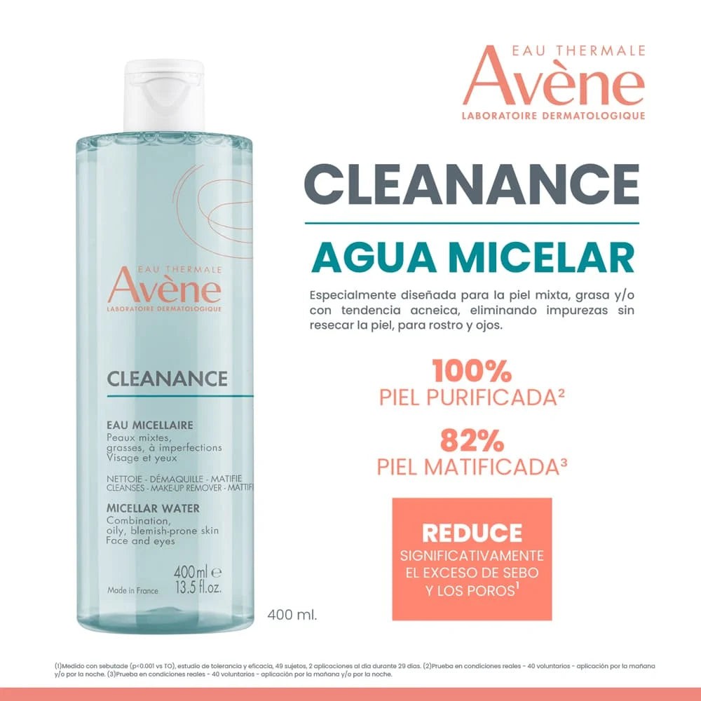 Avene Agua Micelar Matificante 400ml