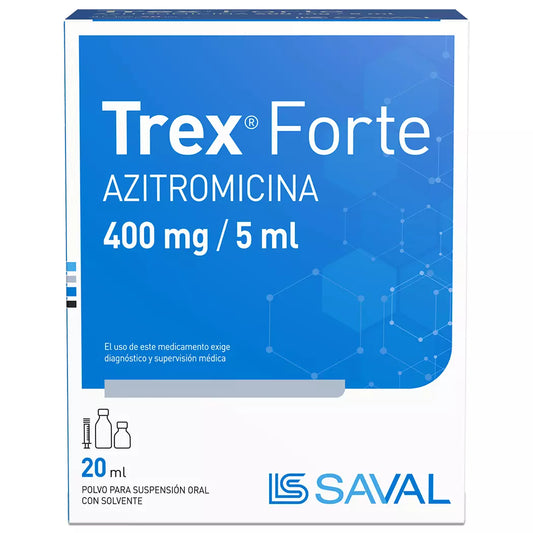 Trex Azitromicina 400 MG / 5 ML x 30 ML