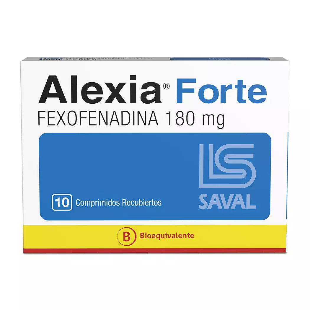 Alexia Forte Fexofenadina 180 MG x 10 Comprimidos