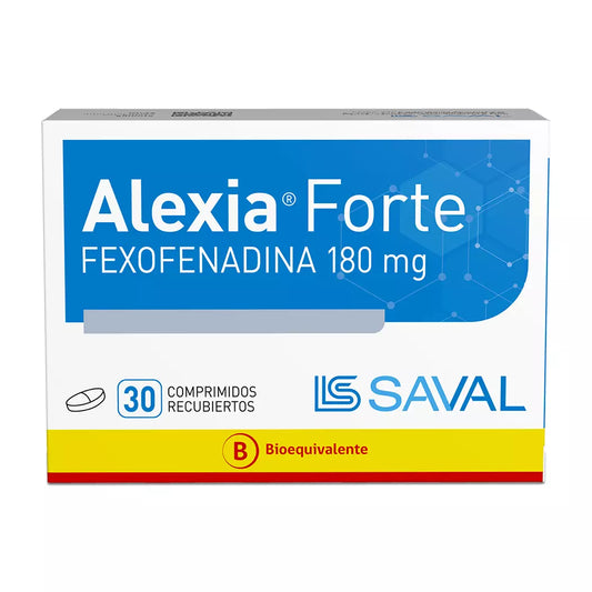 Alexia Forte Fexofenadina 180 MG x 30 Comprimidos
