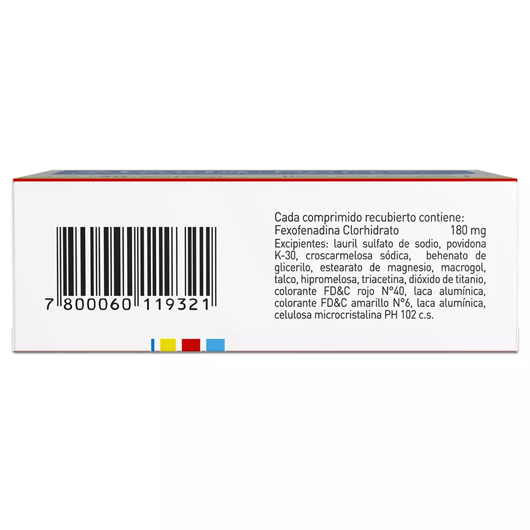 Alexia Forte Fexofenadina 180 MG x 30 Comprimidos