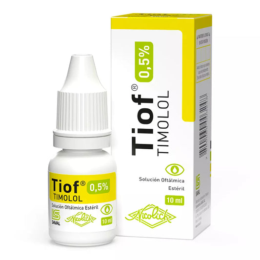 Tiof Timolol Solución Oftálmica 0.5% 10 ML