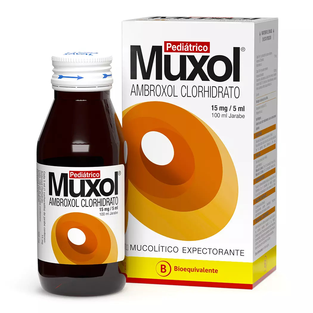 Muxol Pediátrico Ambroxol 15 MG / 5 ML 100 ML