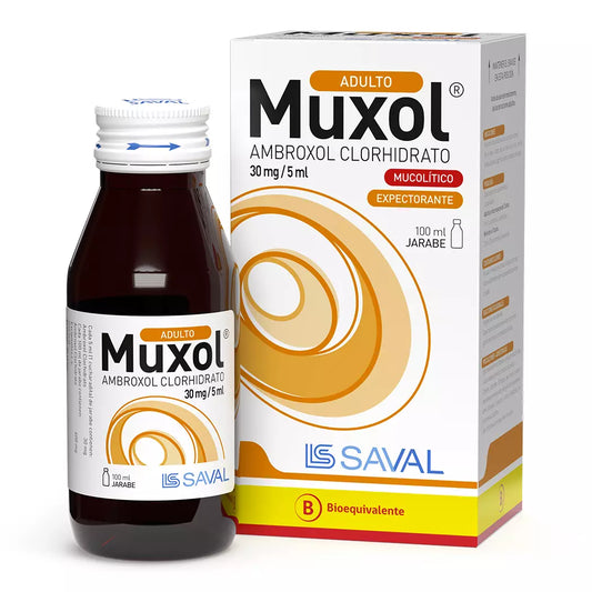 Muxol Ambroxol Clorhidrato 30 MG / 5 ML 100 ML