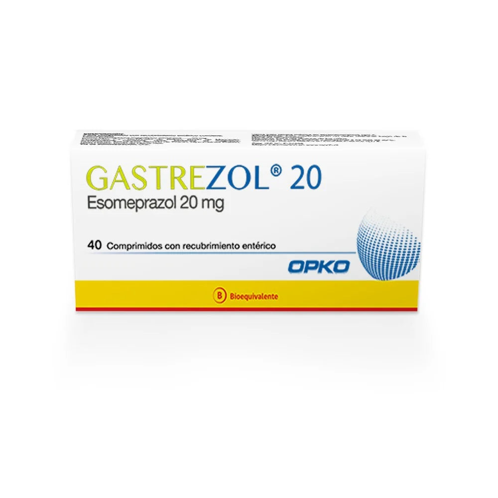Gastrezol Esomeprazol 20 MG x 40 Comprimidos