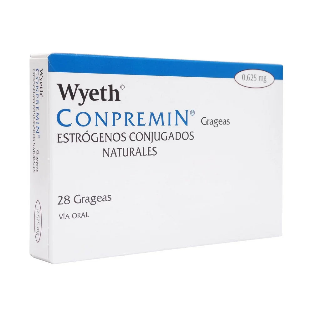 Conpremin Estrógenos Conjugados 0.625 MG x 28 Grageas