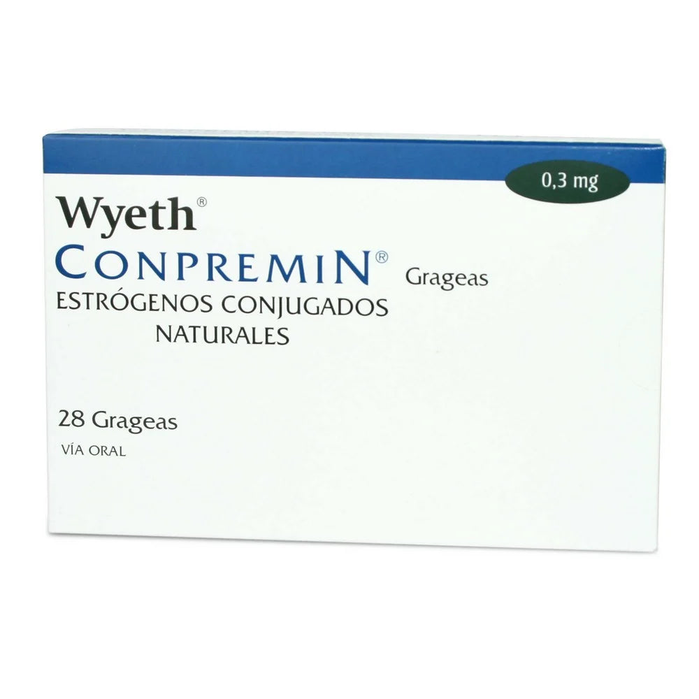 Conpremin Estrógenos Conjugados 0.3 MG x 28 Grageas