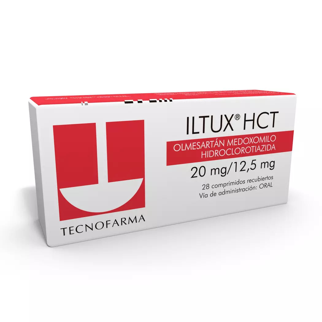 Iltux HCT 20 MG / 12.5 MG Olmesartan / Hidroclorotiazida x 28 Comprimidos