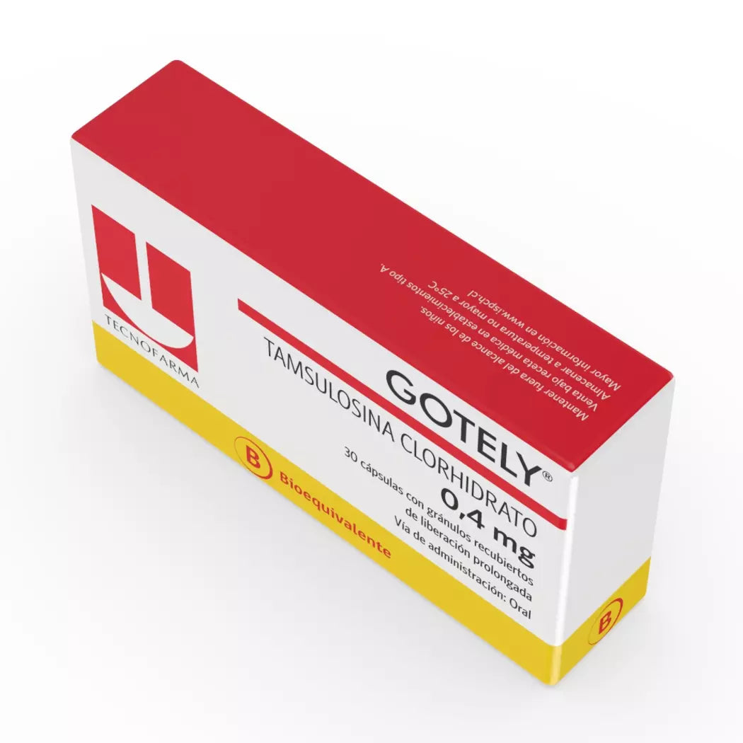 Gotely Tamsulosina 0.4 MG 30 Cápsulas