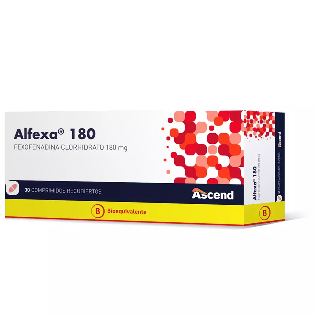 Alfexa Fexofenadina 180 MG x 30 Comprimidos