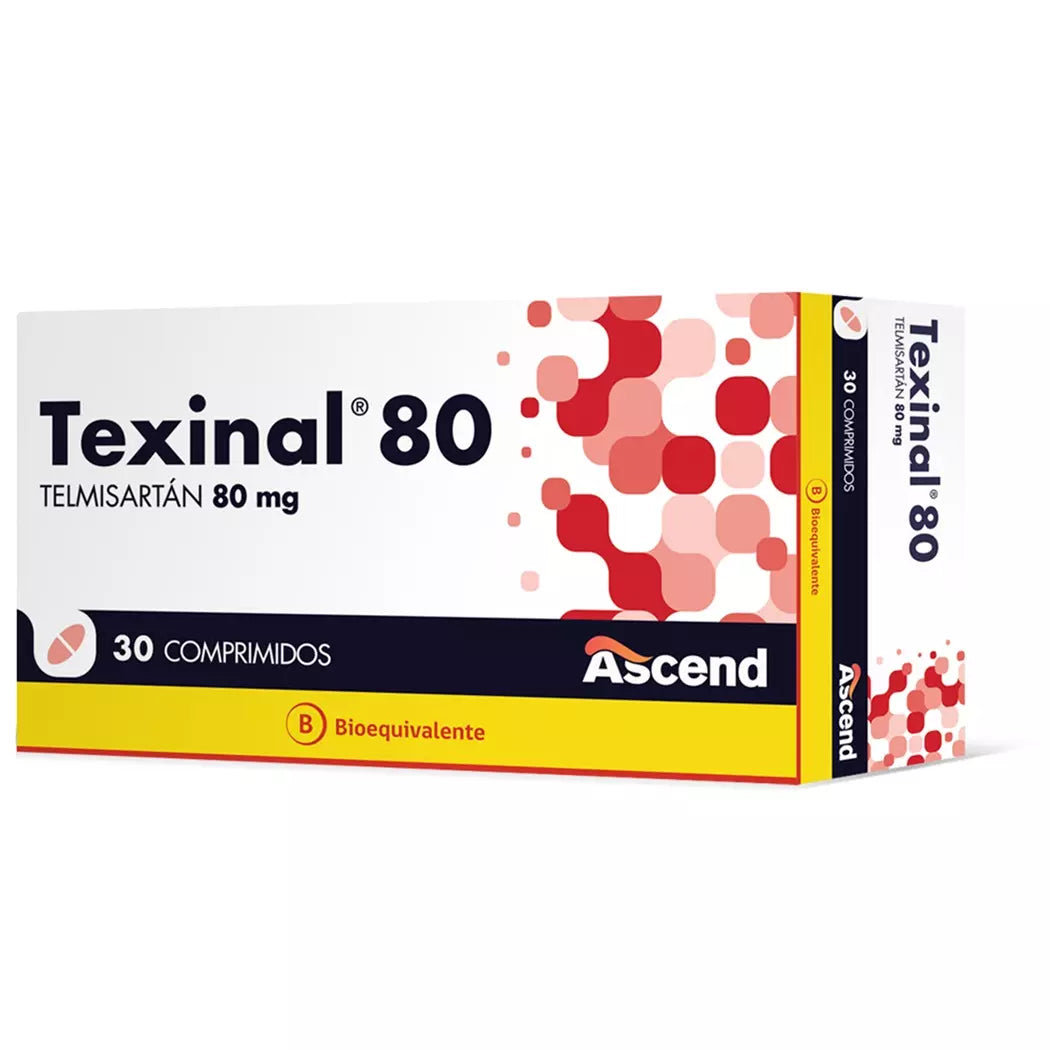Texinal Telmisartan 80 MG x 30 Comprimidos